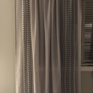 Nate Berkus Gray Sheer Curtain
